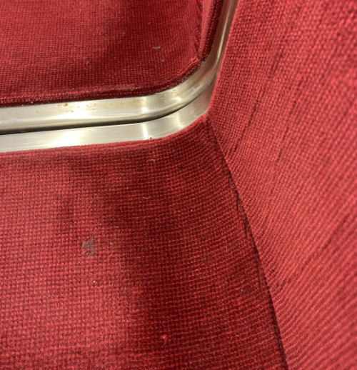 ttc red fabric seat